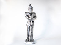 Medieval Knight Armor Statue Sculpture 16" Tall Renaissance Handmade Game Of Thrones