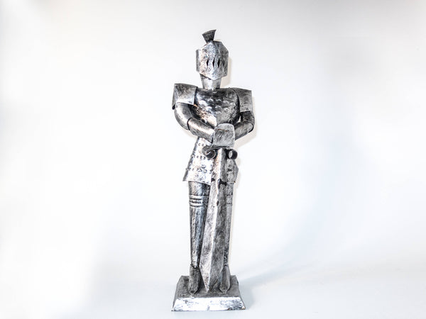 Medieval Knight Armor Statue Sculpture 16" Tall Renaissance Handmade Game Of Thrones