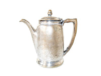 Silver Soldered Teapot Nassau Hospital Mineola New York Silver Plate 1937