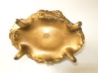 Antique Art Nouveau Jewel Box With Silk Lining Gold Ormolu