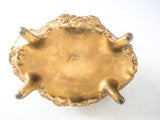 Antique Art Nouveau Jewel Box With Silk Lining Gold Ormolu
