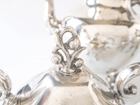 Vintage Silver Plate Tea Set Coffee Service Set BSC Birmingham Silver Co Silver On Copper