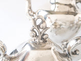 Vintage Silver Plate Tea Set Coffee Service Set BSC Birmingham Silver Co Silver On Copper