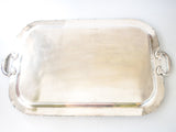 Antique Old Sheffield Plate Reproduction Serving Tray Butlers Tray Grape And Leaf Design 1800's