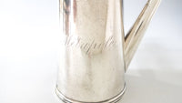 Antique Large Hotel Metropole NY Soldered Coffee Pot Teapot Chocolate Pot 36 oz