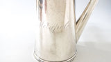 Antique Large Hotel Metropole NY Soldered Coffee Pot Teapot Chocolate Pot 36 oz