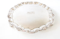 James Dixon And Sons Silver Plate Salver Serving Tray