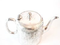 Antique Ashdown Park Hotel Silver Soldered Teapot Surrey England 1800s James Dixon & Sons