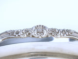 Vintage LG Silver Plate Serving Tray Butler Tray Oval Poole