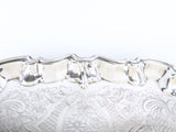 Vintage Silver Plate Bristol By Poole Butler Tray Oval Serving Tray 70