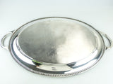 Vintage Silver Plate Serving Tray Brandon Hall Webster Wilcox Serving Trays