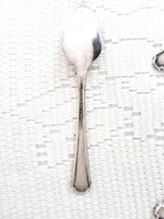 Hotel Silverplate Oneida Plate Spoons Set Of 8 Demitasse Spoons Seneca Circa 1927 Hotel Military RR Silver