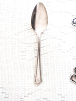 Hotel Silverplate Oneida Plate Spoons Set Of 8 Demitasse Spoons Seneca Circa 1927 Hotel Military RR Silver
