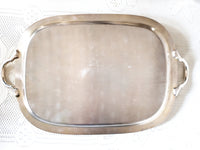Vintage Silver Plate Tea And Coffee Set With Tray And Dust Bags Poole Silver Co
