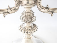 Antique Silver Plate Epergne Figural Griffin Dragon Elkington & Co England 1864