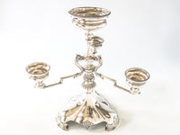 Antique Silver Plate Epergne Figural Griffin Dragon Elkington & Co England 1864
