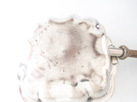 Antique Silver Plate Silent Butler Crumb Catcher Armorial Crest