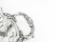 Vintage Silver Plate Bristol By Poole Butler Tray Oval Serving Tray 70