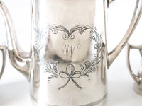 Antique Silver Plate Tea Set Quadruple Plate Great Condition!