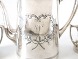 Antique Silver Plate Tea Set Quadruple Plate Great Condition!