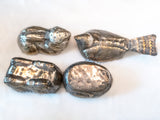 Antique Cambodian Silver Betel Box Khmer Bird And Bunny Rabbit