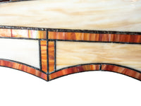 Vintage Stained Glass Billiards Pool Table Light Fixture Tiffany Style