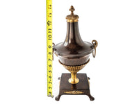 Vintage Brass Grecian Urn Style Mantel Decor