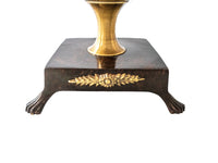 Vintage Brass Grecian Urn Style Mantel Decor