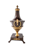 Vintage Brass Grecian Urn Style Mantel Decor
