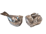 Antique Cambodian Silver Betel Box Khmer Bird And Bunny Rabbit
