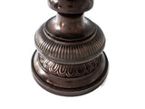 Vintage Bronze Grecian Style Mantel Decor Newel Post Faux Urn