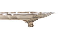 Vintage Silver Plate Serving Trays Set Of 2 Chippendale Scalloped Edge