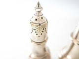 Antique Silver Plate Salt And Pepper Shakers EG Webster & Son