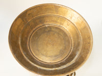 XL Brass Vase Floor Vase Umbrella Holder Stand Double Handled Handcrafted