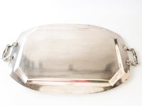 Antique Silverplate Tea Set With Tray Art Deco Style