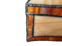 Vintage Stained Glass Billiards Pool Table Light Fixture Tiffany Style