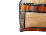 Vintage Stained Glass Billiards Pool Table Light Fixture Tiffany Style