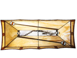 Vintage Stained Glass Billiards Pool Table Light Fixture Tiffany Style