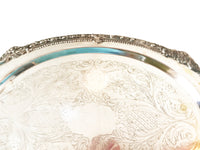 Vintage Plate Oval Serving Tray JJ Pearce Band Sheridan Silver Co