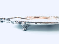 Vintage Plate Oval Serving Tray JJ Pearce Band Sheridan Silver Co