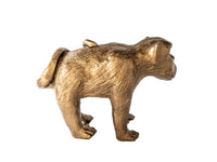 Vintage Gold Monkey Sculpture Statue Door Stop 11 1/2" Long