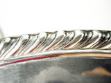 Vintage Silver Plate Serving Set Covered Dish Serving Bowl And Serving Tray