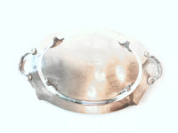 Vintage Plate Oval Serving Tray JJ Pearce Band Sheridan Silver Co
