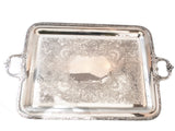 Vintage Silver Plate Tea Set Coffee Service With Tray Beverly Manor Wilcox IS 5 Piece Set