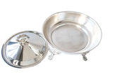 Silver Plate Casserole Buffet Stand Chafing Warming Dish