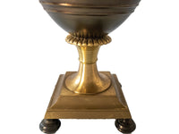 Vintage Wildwood Lamp Brass Lion Knocker Lion Footed Urn Style Table Lamp