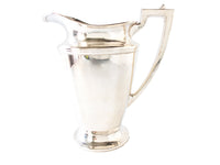 Vintage Silver Plate Water Pitcher By Homan Mfg Circa 1930's
