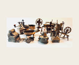 Vintage Lot of Miniature Brass Items 20 Durham Industries Dollhouse
