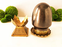 Vintage Brass Urn Grecian Style 2 Piece Acanthus Vase Mantel Decor