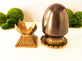 Vintage Brass Urn Grecian Style 2 Piece Acanthus Vase Mantel Decor